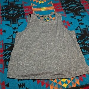 Gray Sleeveless Women's Top